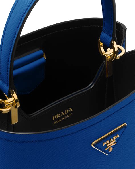 prada panier medium|Medium Saffiano Leather Prada Panier Bag.